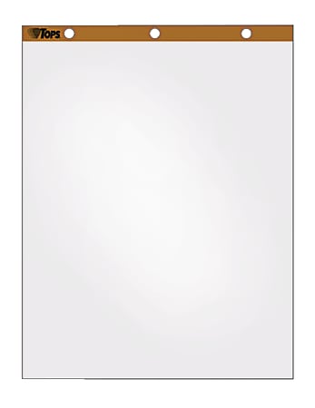 TOPS® Single-Carry-Pack Easel Pads, 27" x 34", 50 Sheets, Carton Of 4