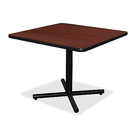 Lorell Hospitality Breakroom Table Top - Square Top - 42" Table Top Length x 42" Table Top Width x 1.50" Table Top Thickness - Assembly Required