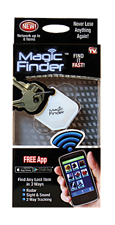 Magic Finder™ Tracking Device, 3 3/4" x 1 1/4", White