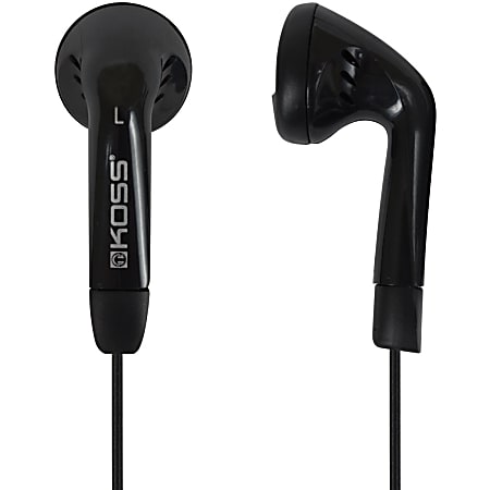 Koss KE5 Wired Earbuds, Black, KSSKE5K