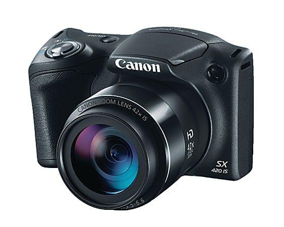 Canon PowerShot SX420 IS 20 Megapixel Digital Camera Black