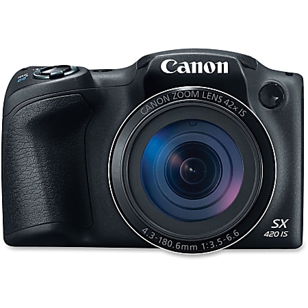 Canon PowerShot SX420 IS 20 Megapixel Digital Camera Black