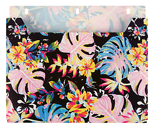 Office Depot® Brand Expanding Binder Pocket, Letter Size, Palms Design