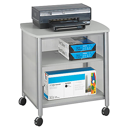 Safco® Impromptu Machine Stand, 26 1/2"H x 26 1/4"W x 21"D, Gray