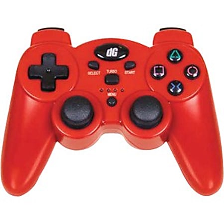 PS3 dreamGEAR Radium DGPS3-1392 Wireless Controller, Metallic Red