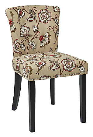 Ave Six Kendal Chair, Avignon Bisque/Light Brown/Gold
