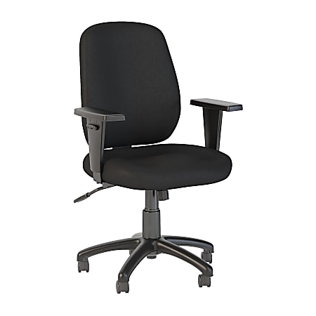 Bush Business Furniture Prosper Mid Back Task Chair, Black Fabric, Standard Delivery