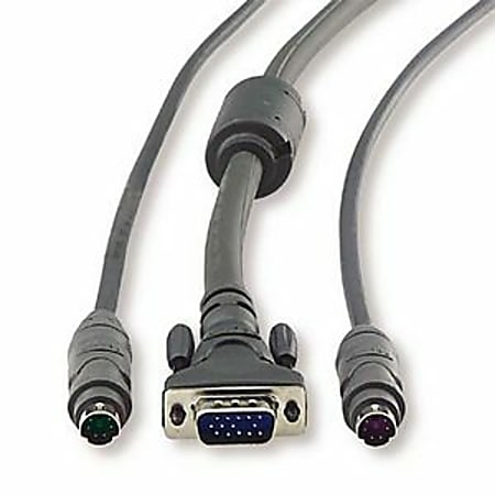 Belkin KVM Cable - 10ft - Gray