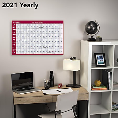2024 AT-A-GLANCE 24" X 36" Yearly Wall Calendar (PM12-28-24) Image 1