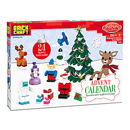 Brickcraft Rudolph's Holiday Countdown Advent Calendar, Total Qty 1