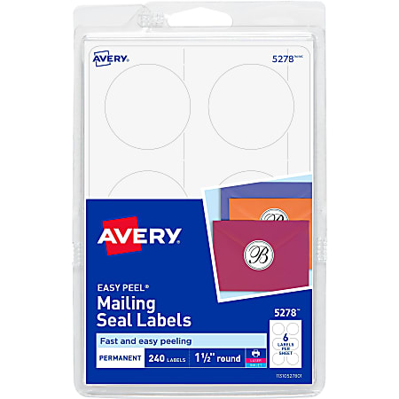 Printable Mailing Seals, 1.5 Printable Mailing Seals, 1.5
