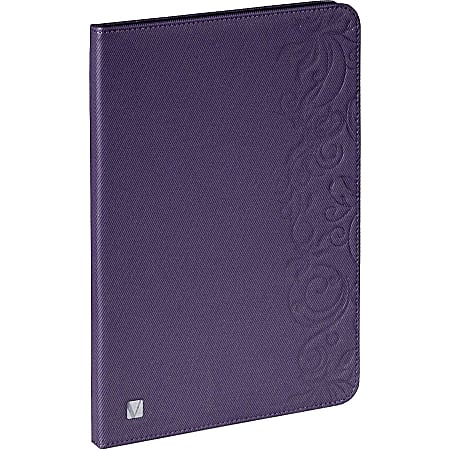 Verbatim Folio Expressions Case for iPad Air - Floral Purple