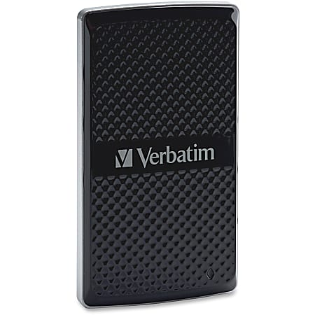 Verbatim 128GB Vx450 External SSD, USB 3.0 with mSATA Interface - Black - USB 3.0 - mini-SATA - 450 MBps Maximum Read Transfer Rate - 295 MBps Maximum Write Transfer Rate - Portable - Black - 1 Pack