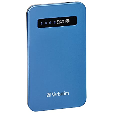 Verbatim Ultra-Slim Power Pack, 4200mAh - Aqua Blue