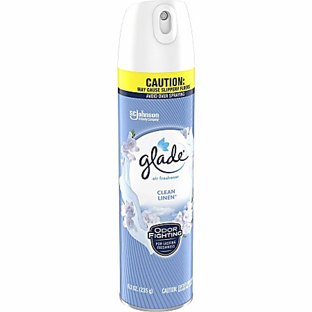 Glade Clean Linen Air Freshener Spray - Spray - 8.3 fl oz (0.3 quart) - Clean Linen - 2 / Pack Glade Clean Linen Air Freshener Spray - Spray - 8.3 fl oz (0.3 quart) - Clean Linen - 2 / Pack