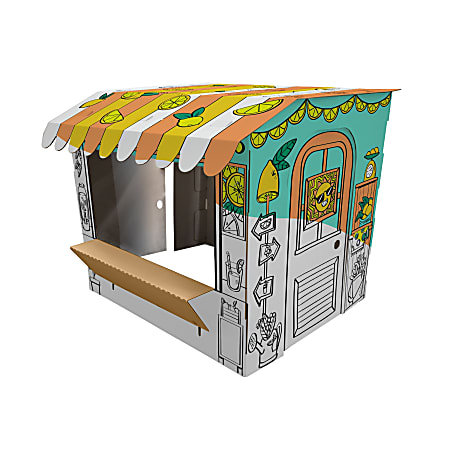 Bankers Box&reg; At Play Lemonade Stand Playhouse, 43-1/2" x 38" x 32", 60% Recycled
