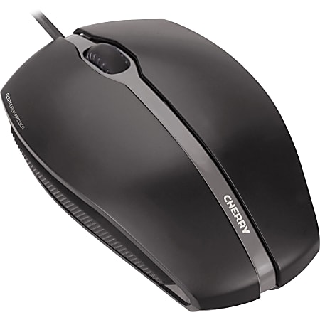 CHERRY GENTIX CORDED OPTICAL ILLUMINATED MOUSE - Optical - Cable - Black - 1 Pack - USB - 1000 dpi - Scroll Wheel - 3 Button(s) - Symmetrical