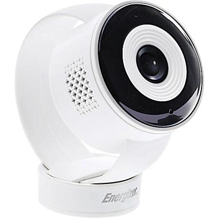 Energizer Smart 720p Indoor Camera (White) - Night Vision - H.264 - 1280 x 720 - 3.60 mm - CMOS - Wall Mount, Ceiling Mount - Alexa, Google Assistant Supported