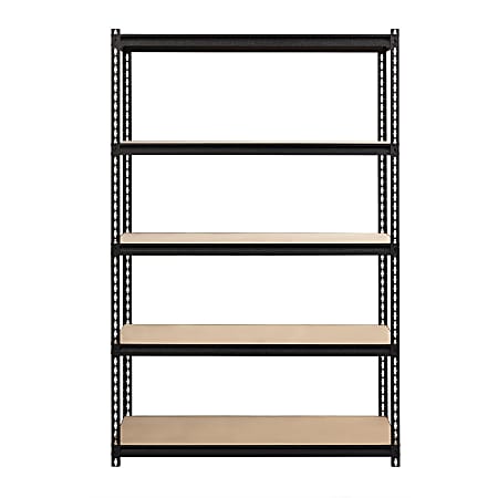 Lorell Iron Horse 2300 lb Capacity Riveted Shelving - 5 Shelf(ves) - 72