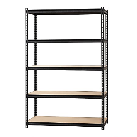 Lorell Iron Horse 2300 lb Capacity Riveted Shelving - 5 Shelf(ves) - 72 Lorell Iron Horse 2300 lb Capacity Riveted Shelving - 5 Shelf(ves) - 72