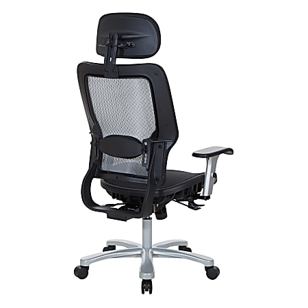 Office Star Big & Tall Double AirGrid Back and Black Mesh Seat Ergonomic  Chair - Everything For Offices