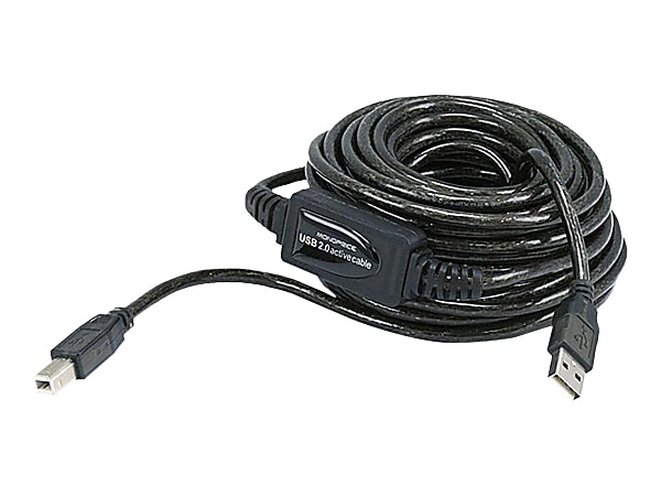 Monoprice - USB cable - USB (M) to USB Type B (M) - USB 2.0 - 10 m - active
