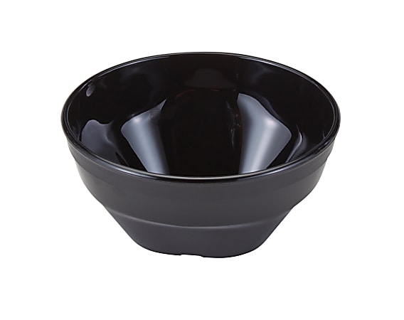 Cambro Camwear® Dinnerware Bowls, Square Base, Black, Pack Of 48 Bowls