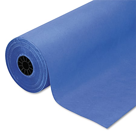 Spectra ArtKraft Duo-Finish Kraft Paper - Painting and Drawing - 7"Height x 36"Width x 1000 ftLength - 1 / Roll - Royal Blue