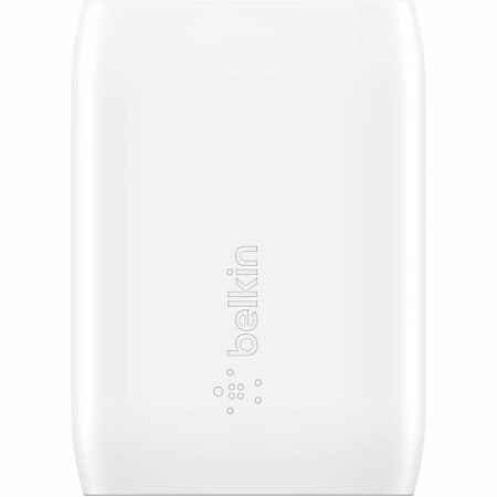 Belkin 30W USB-C PD 3.0 PPS Wall Charger + 3.3ft USB-C to USB-C Cable - Fast Charging - White - 30 W - White
