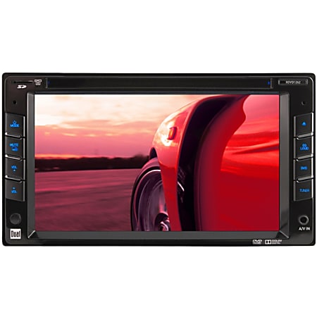 Dual XDVD1262 Car DVD Player - 6.2" Touchscreen LED - 72 W RMS - Double DIN