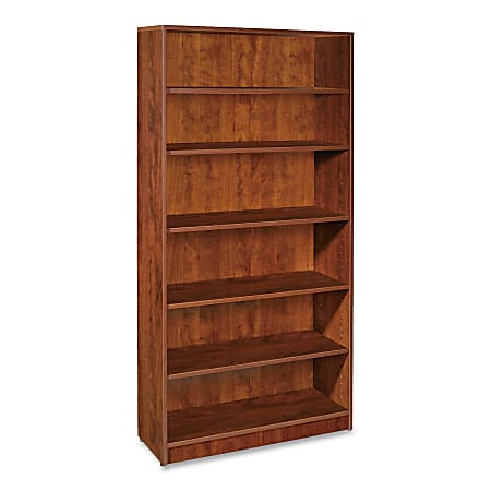 Lorell® Essentials 69000 Series 6-Shelf Bookcase, 72"H x 36"W x 12 1/2"D, Cherry