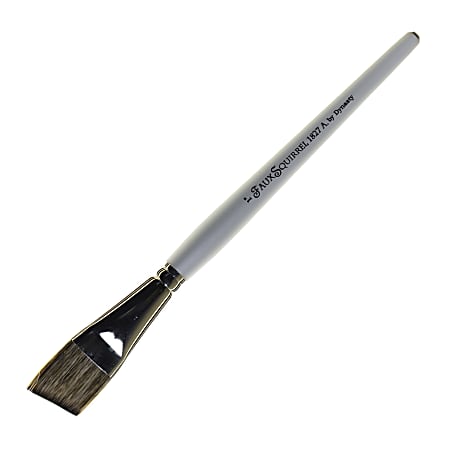 Dynasty Faux Squirrel Paint Brush, 1", Angled Bristle,
