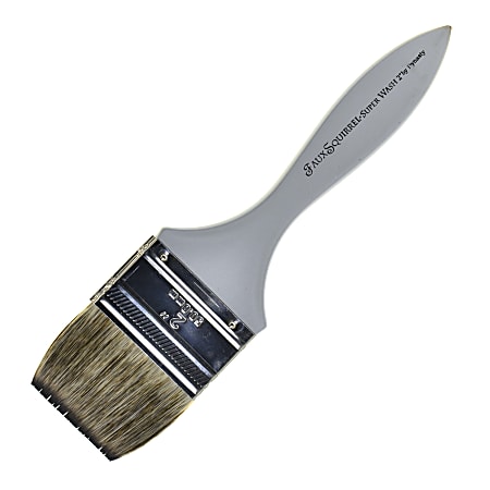 Dynasty Faux Squirrel Paint Brush, 2", Super-Wash Bristle,