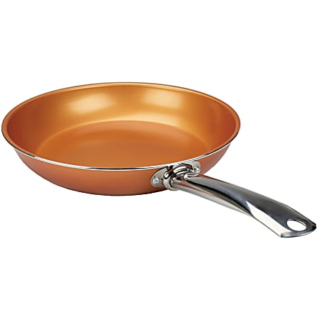 Non Stick Copper Coated Frying Pan,Induction Compatible Oven and Dishwasher Safe 