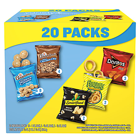Frito-Lay Macrosnack Variety Pack, Pack Of 20 Bags