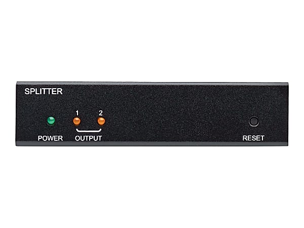Tripp Lite HDMI over Cat6 Splitter/Extender & PoC and Multi-Resolution Support, 2 Ports - 4K @ 60 Hz, 4:4:4, HDR, TAA - B127P002H