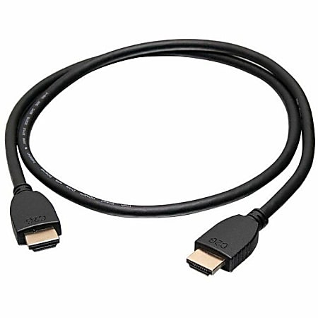C2G Core Series High Speed HDMI Cable with Ethernet, 10ft, 4K 60Hz, Supports 3D Video - HDMI  - 56784