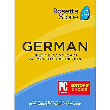 Learn German: Rosetta Stone 24 Mo Online Subscription Plus Bonus Lifetime Download