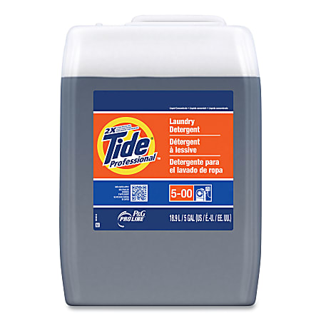Tide® Professional™ Pro 2x Liquid Laundry Detergent, Original Scent, 5 gal Pail