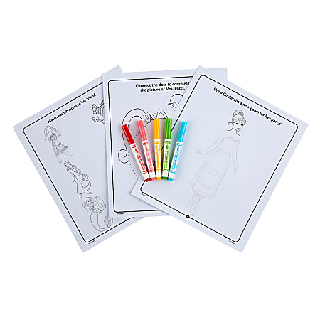 Crayola Color Sticker Activity Set Princess Pack Of 3 Sets - Office Depot