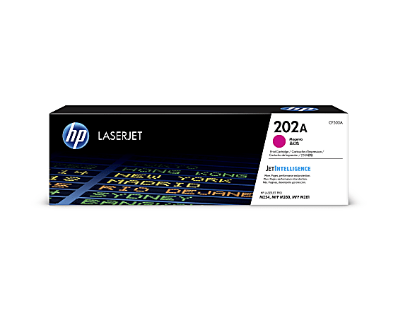 HP 202A Magenta Toner Cartridge, CF503A