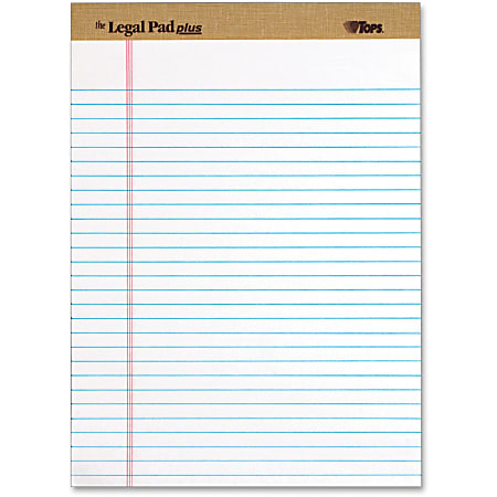 Tops The Legal Pad 71533 Notepad - 50