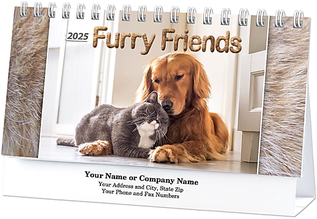 Furry Friends Desk Calendar