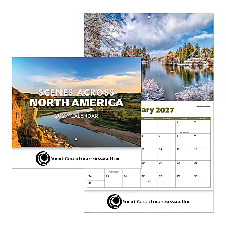 Scenes Across America Wall Calendar