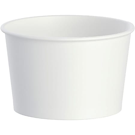 Solo Disposable Food Container - - Polyethylene - Disposable - White - 1000 / Carton