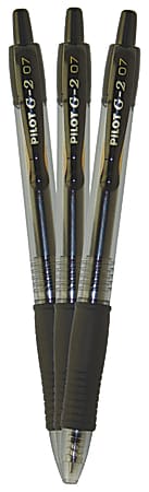 Harland Clarke Pilot Permaball Security Pen, Black Ink, Pack Of 3
