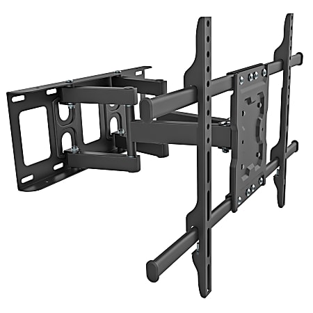 Peerless-AV CRS Steel Full-Motion Tilting Wall Mount For 50" To 75" Displays, 16-1/2”H x 26-1/2”W x 2-3/4”D, Black