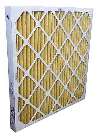 Tri-Dim Pro HVAC Pleated Air Filters, Merv 11, 10" x 20" x 2", Case Of 6