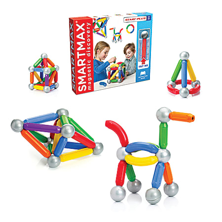 Smart Toys and Games SmartMax Magnetic Discovery Start Plus 30 Piece Set  Multicolor - Office Depot