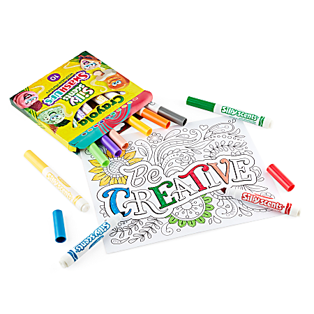Mr. Sketch vs Crayola Silly Scents Scented Crayons